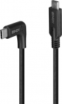 LINDY 1.5m USB 3.2 Typ C Kabel 90 Grad gewinkelt
