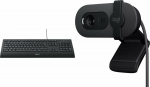 Log Logitech keyboard K280e (920-005217) + Brio 100 (960-001585)