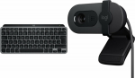 Log Logitech keyboard MX Keys Mini for Mac (920-012652) + Brio 100 (960-001585)