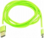 Kabel USB USB-A - microUSB 1.5 m Zielony