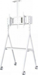 Neomounts NEWSTAR MOBILE FLAT SCREEN FLOOR STAND (HEIGHT: 110 - 144 CM) 32-65" WHITE