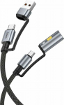 Kabel USB Hoco USB-C - USB-C 1.2 m Czarny