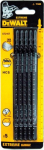 Dewalt Jigsaw blade type T HCS180x155mm graduation 4mm 5szt. do wood - DT2167