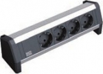 Bachmann DESK - Steckdosenleiste - Wechselstrom 230 V - output terminals: 4 (CEE 7/4)