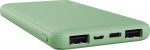 Trust Primo Ultra-thin - Powerbank - 10000 mAh - 37 Wh - 3 A - Fast Charge - 3 Ausgabeanschlussstellen (USB, USB-C)