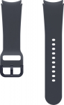 SFR93SBE Sport Band 20mm (S/M) for Samsung Galaxy Watch7/Watch4, Graphite, white