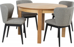 Dining set CHICAGO NEW round table and 4 chairs (18103)