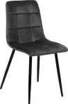 Chair CHILLI brownish grey velvet
