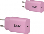 Club3D Lifestyle Ladeger&auml;t USB-C 30Watt, 2Stk pink retail