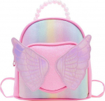 Lean Children's Backpack Shiny Wings Pearls Pink 22cm