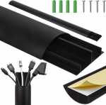 Maclean Cover strip MC-814 B Aluminum, czarna