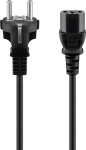 Wentronic Power Cord 2.0m, black, CEE 7/7 - C13
