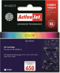 Activejet AH-650CR ink (replacement for HP 650 CZ102AE; Premium; 21 ml; color)