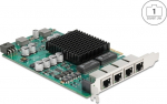 Delock Network adapter - PCIe 2.1 x4 - 1000Base-T (PoE+)