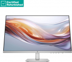 RENEW SILVER HP 524sh Series 5 FHD Monitor - 23.8" 1920x1080 FHD 300-nit 100Hz AG, IPS, HDMI/VGA, height adjustable/tilt, 1 years