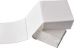 G&G Etiketten 500 St&uuml;ck 100 x 100 mm wei&szlig; Z-folding