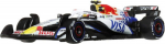 Mattel Hot Wheels Premium: F1 2025 - Visa Cash App Racing Bulls Formula 1 Team Vehicle (JKD79)