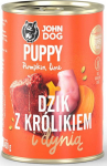 JOHN DOG Pumpkin Puppy Wild boar with rabbit and pumpkin - wet dog food - 400g