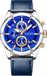 Giewont Chronograph Sapphire Men&rsquo;s Watch / silver-blue