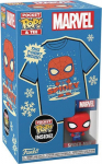 Funko Pocket Pop! & Tee (Child): Marvel - Holiday Spiderman Vinyl Figure & T-Shirt (M)