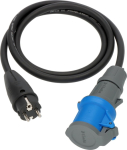 Brennenstuhl Adapter management 1.5m Schuko/Clutch black