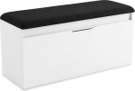 Ikonka TORI shoe cabinet with seat and storage, 100 x 50 x 35 cm