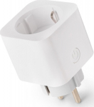 Entac WIFI white power adapter with power meter