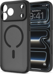 &Uuml;mbris Ultra Hybrid (MagFit), Apple iPhone 18 Pro / iPhone 17 Pro, must / matt l&auml;bipaistev, MagSafe &uuml;hilduv, Spigen