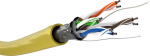 Wentronic Goobay 93266 - 100 m - Cat5e - F/UTP (FTP) - Gelb