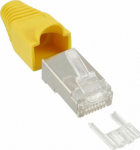 InLine Plug RJ45 8P8C, yellow 10 szt (74510Y)
