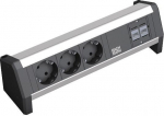 Bachmann Desk 3x Schutzkontakt 2x CAT6 - Accessories Power supply