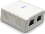GEMBIRD NCAC-2F6-01 Gembird CAT6 FTP 2-port surface mount box