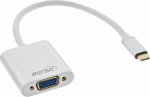 Adapter USB InLine USB-C - VGA White (64104S)