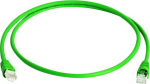 TELEGARTNE Patch cord S/FTP Cat6a (ISO/IEC), 10m MP8 FS500, LSZH, green, 1:1