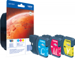 Brother LC1100HY Rainbow Pack - Hohe Ergiebigkeit