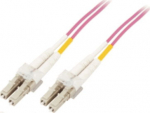 M-Cab 3M LWL JUMPER OM4 LC-LC, 50/125 LSZH DUPLEX VIOLET