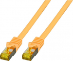 EFB Elektronik EFB RJ45 Patchk. S/FTP Cat.6A LSZH Cat.7 Rohk. 0.50m gelb