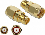 DELOCK Adapter RP-SMA Stecker zu RP-SMA Buchse 10 GHz
