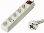 Power Strip PremiumCord 5 sockets 3 m White (pp5k03)