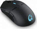 QPAD DX-900 - Mouse - right- And left handed - optical - 8 Tasten - wirelessly, kabelgebunden - 2.4 GHz - Wireless receiver (USB)