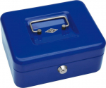 WEDO Geldkassette Sicherheits-Zylinderschloss 20x16x9cm Blau