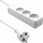 ProXtend Danish EDB Power Strip 3-way, 5M White