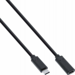 MicroConnect USB-C 3.2 Gen 1 Extension, Cable, 2m Black, for synching