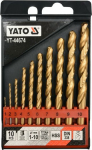 YAT Yato metal drill bit, titanium cylindrical 2 7 4 5 1 3 6 10 8 9mm zestaw (YT-44674)