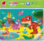Roter Kafer Soft foam puzzle A4 Funny pictures of dinosaurs RK6020-08