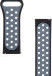 Tactical 267 Double Silicone Band 22mm / black/grey