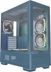 MONTECH Sky Two Midi Tower - blue M - Midi/Minitower - Midi/Minitower - ATX