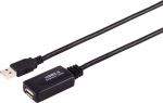 S/CONN maximum connectivity USB-Extension Cord Active USB-A Verl&auml;ngerung, USB 2.0, 480Mbps, 20m (13-26095) - Digital/Data