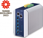 Planet Industrial Layer 3 5-Port, 10GBASE-X SFP+ + 1-Port