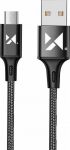 Kabel USB Wozinsky USB-A - microUSB 1 m Czarny (5907769301148)